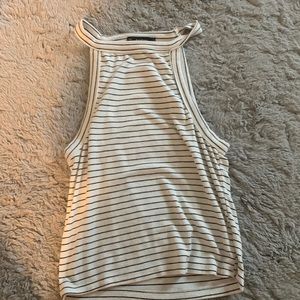 Striped tank top from Shein has a tight fit and is in good condition